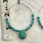 Big round turquoise earrings Photo 3