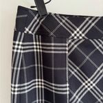 Brooks Brothers Black and Cream A-Line Plaid Skirt sz 6 Photo 2