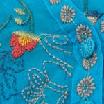 Johnny Was extremely heavily embroidered bell sleeved Maverick blouse NWT RARE Photo 13