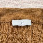J.Jill  Cable Knit Open Front Kimono Cardigan Sweater Camel Brown Women's Medium Photo 1