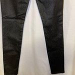 Roberto Cavalli Coated Leopard 5 pocket fit Midrise Skinny Jeans 🆕 42 “Nero” Photo 11