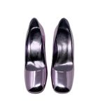 Christian Louboutin  Minny 70 Metallic Purple Patent Leather Pumps Size 39.5 Photo 3