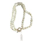 Park Lane  White Pearl Rhinestone Lock Style Choker Necklace NWT Formal Elegant Photo 3