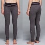 Lululemon  Wunder Under Pant Giant Herringbone Black Heathered Black/Wi14 Quilt Photo 1