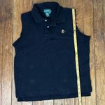 Ralph Lauren women’s Y2K sleeveless black polo very good worn condition size xl Photo 1