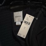 Maeve Drop-Waist Velvet Mini Dress - Black Photo 6