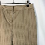 Ann Taylor  Y2K Beige Pinstripe Chalk Dress Pants 0 Photo 2