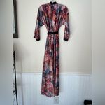 Vintage Floral Satin Kimono Robe Pink Size undefined Photo 4