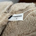 Commense Distressed Leather Fleece Aviator Jacket Photo 6
