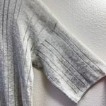 autumn cashmere Cotton by  Sweater Womens Small Gray Oversized Drop Stitch Crew * Photo 8