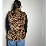 KATYDID Cheetah Furry Vest Size Large Brown Photo 2