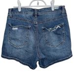 Almost Famous  Denim Shorts Distressed Ripped‎ Blue Jean Casual Size 9 Photo 3