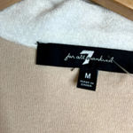7 For All Mankind  Women's Cropped Terry Cloth V-Neck Sweater Multicolor Size M Photo 7