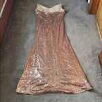 Ever Pretty  Champagne Rose Gold Sequin Dress SIZE 22 Photo 2