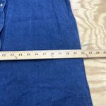 L.L.Bean Vintage Denim Shirt Dress Women’s MIDI Button Front Size 14 Cottage Photo 10