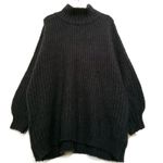 Urban Outfitters  Gemini black mock  Turtleneck Tunic Sweater or dress Medium Photo 5