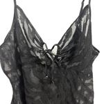 Gilligan & Omalley Black Animal Print Lingerie Nightgown Chemise Womens Large Photo 5