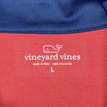 Vineyard Vines Size L Pink - Blue Zip Front Sleeveless Vest Jacket Photo 3
