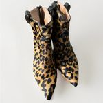 Veronica Beard $600  LEXI LEOPARD PRINT CALFHAIR BOOTIE POINTY‎ 9.5 (MD12) Photo 6