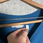 Soft Surroundings  Large Sweater Top Womens Blue Vneck Long Sleeve Layered Photo 1