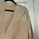 Dex Long Sleeve Ribbed Flowy Pale Rose Pink Soft Open Front Cardigan Size 1X Photo 4