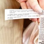 ZARA NEW Striped Oversized Menswear Inspired Blazer S Tan Photo 7