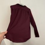 Under Armour UA Fitted ColdGear Reactor Graphic 1/2 Zip Sweatshirt Burgundy Red Photo 14