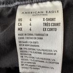 American Eagle  Strigid‎ Mom Jean Black Washed Size 4 Photo 9