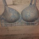 PINK - Victoria's Secret Victoria’s Secret PINK tie dye bra blue and white comfy bra size large Photo 2