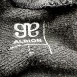 ALBION FIT Albion Campus Jogger Sweatpants Embroidered Logo Pockets Charcoal Black Large Photo 3