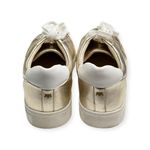 Birdies HTF:  𐦖 The Cardinal Luxe Metallic Leather Sneaker 𐦖 Mica [Gold] 𐦖 7.5 Photo 5