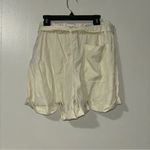 Aerie  High Waist Cream Shorts with Tie Front Photo 2