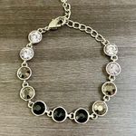 Classic Black & Smoky Crystal Tennis Bracelet Photo 0