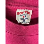 Softees Vintage Single Stitch Pink Cheers Short Sleeve Shirt Women's Size Medium Photo 4