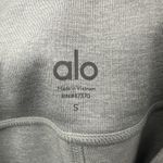 Alo Yoga  High Waist Legit Leggings Gray Ribbed Striped Athletic Women Small x 27 Photo 5