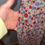 Boden Floral Print Mini Jersey Dress V Neck Short Sleeve Casual Cute US 6P Red Photo 5