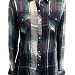 Rails  ‎ Size Small Women's Blue Green Pink Hunter Button Up Plaid Shirt Photo 0