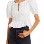 For Love & Lemons  Jocelyn blouse organic cotton NWT 🎀 Photo 0