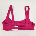 l*space L* Jess Bikini Top in Bougainvillea Pink Ribbed Size D NWT Photo 3