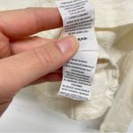 prAna  Cream Long Sleeve Women’s Henley Tee Shirt Blouse S Photo 5