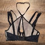 Victoria's Secret Victoria’s Secret Very Sexy Unlined Demi Black Lace High Neck Bra Size 32E/32DD Photo 1