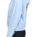 Zelos Body And Sol By  Cropped Windbreaker Baby Blue Jacket Hoodie Womens Small New Anarak Photo 2