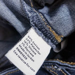 Nine West Kick Flare Jeans Raw Hem Blue Denim Photo 8