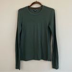 Allbirds  Merino Wool Blend Crewneck Long Sleeve Layering Tee Green Size Small Photo 1