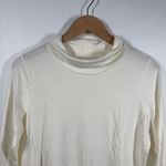 J.Jill Pure Jill Top Women S Turtleneck Pocket Tunic Ivory Lagenlook Tencel Photo 2