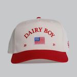 Dairy Boy American Trucker Hat Red Photo 0