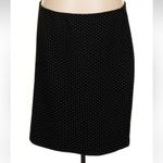 Loft Ann Taylor Black Pull-on Pencil Skirt Black White Polka Dot Plus Size 22 Photo 5