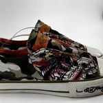 Ed Hardy Vintage  Sneakers Y2K Lace Up Slip On Low Top Camouflage Multicolor 6 Photo 1