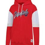 NHL Washington Capitals Women's Fleece Hooded Sweatshirt Red, Large Red Photo 0