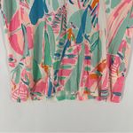 Lilly Pulitzer Lilly‎ Pulitzer Stretch Cotton Colorful Pastel V-Neck Women's Short Sleeve Tee M Photo 3